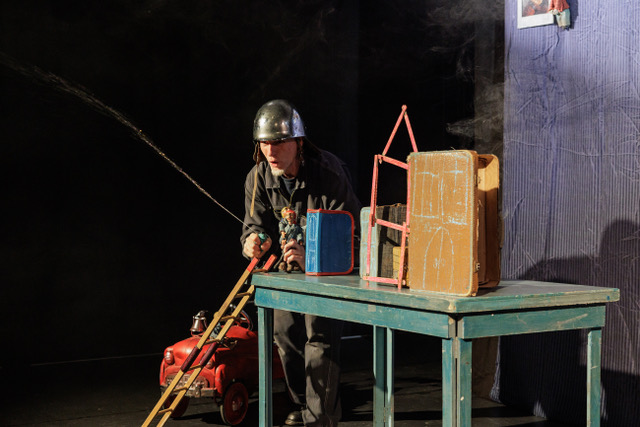 Kindertheater "bei der Feuerwehr wird der Kaffee kalt"; Foto Johann Karl