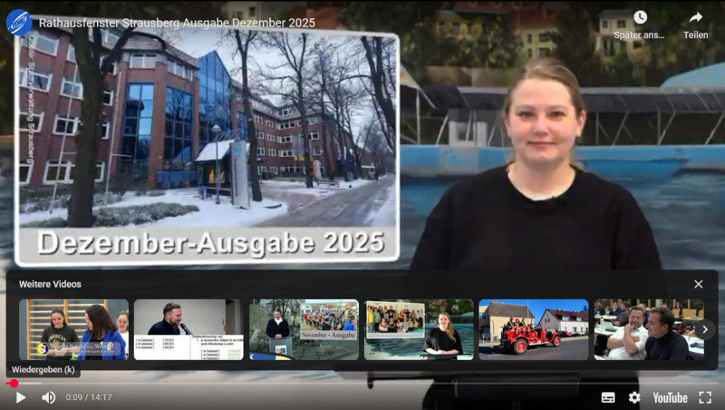 Titelbild Rathausfenster Dezember