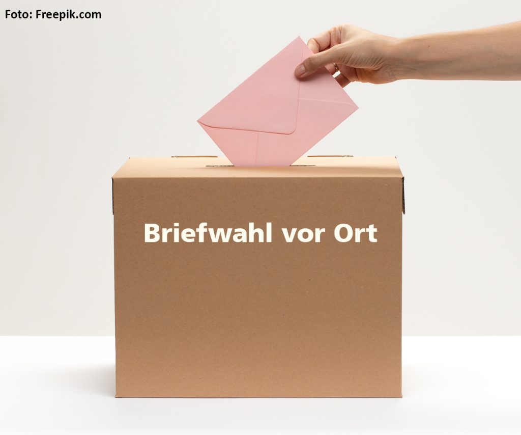 Briefwahl vor Ort ab sofort möglich