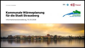 Präsentation der Informationsveranstaltung zur Kommunalen Wärmeplanung der Stadt Strausberg